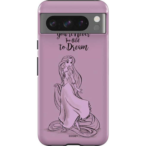 Disney Princess Rapunzel Never Too Old To Dream Art Google Pixel 8 Pro Impact Case